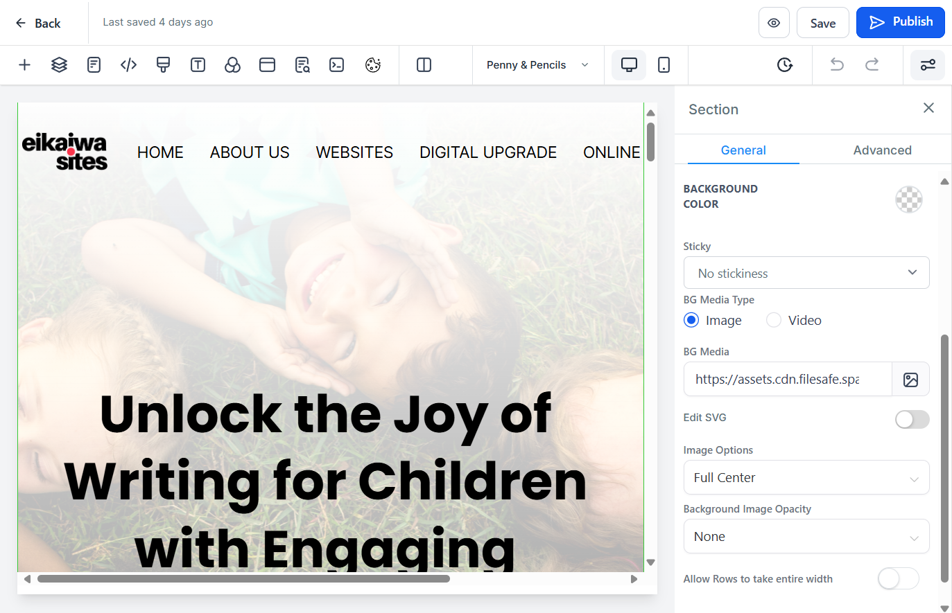 Click on the image icon