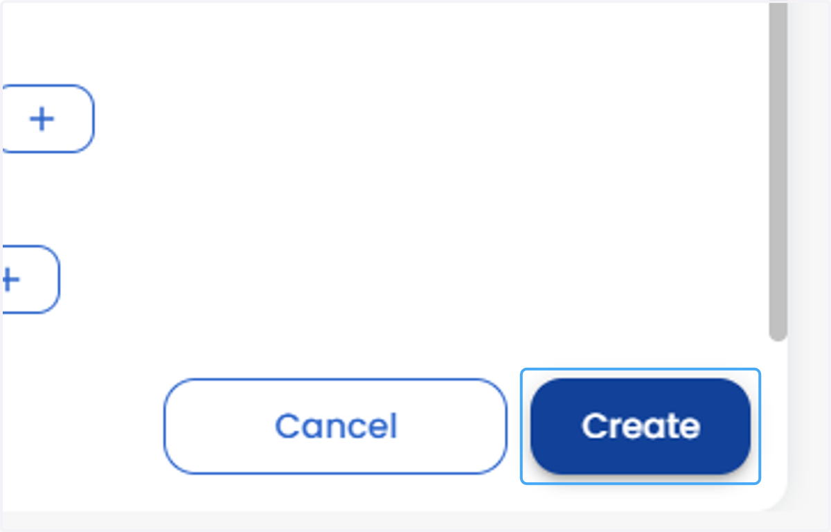 Click on Create