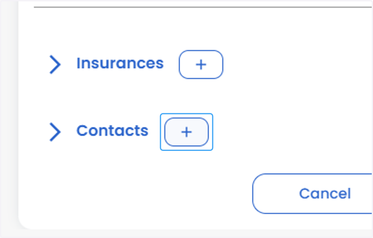 Click on Contacts