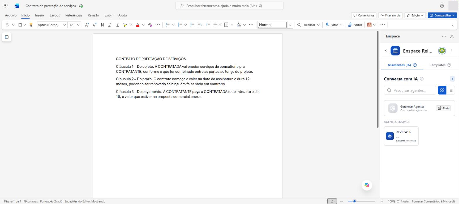 Abas Assistentes (IA) e Templates no painel