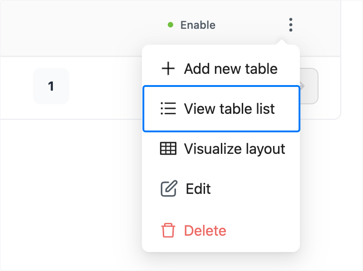 Tabular List Screen Example How to View Table List? – Nuvioo Support
