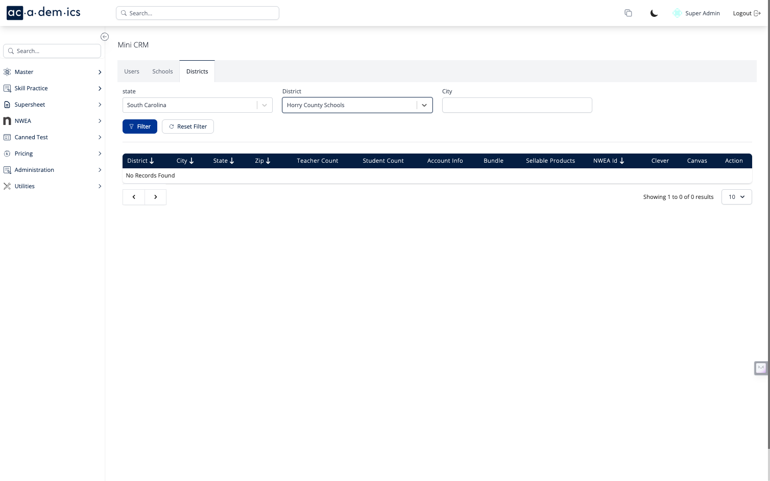 Select Filter