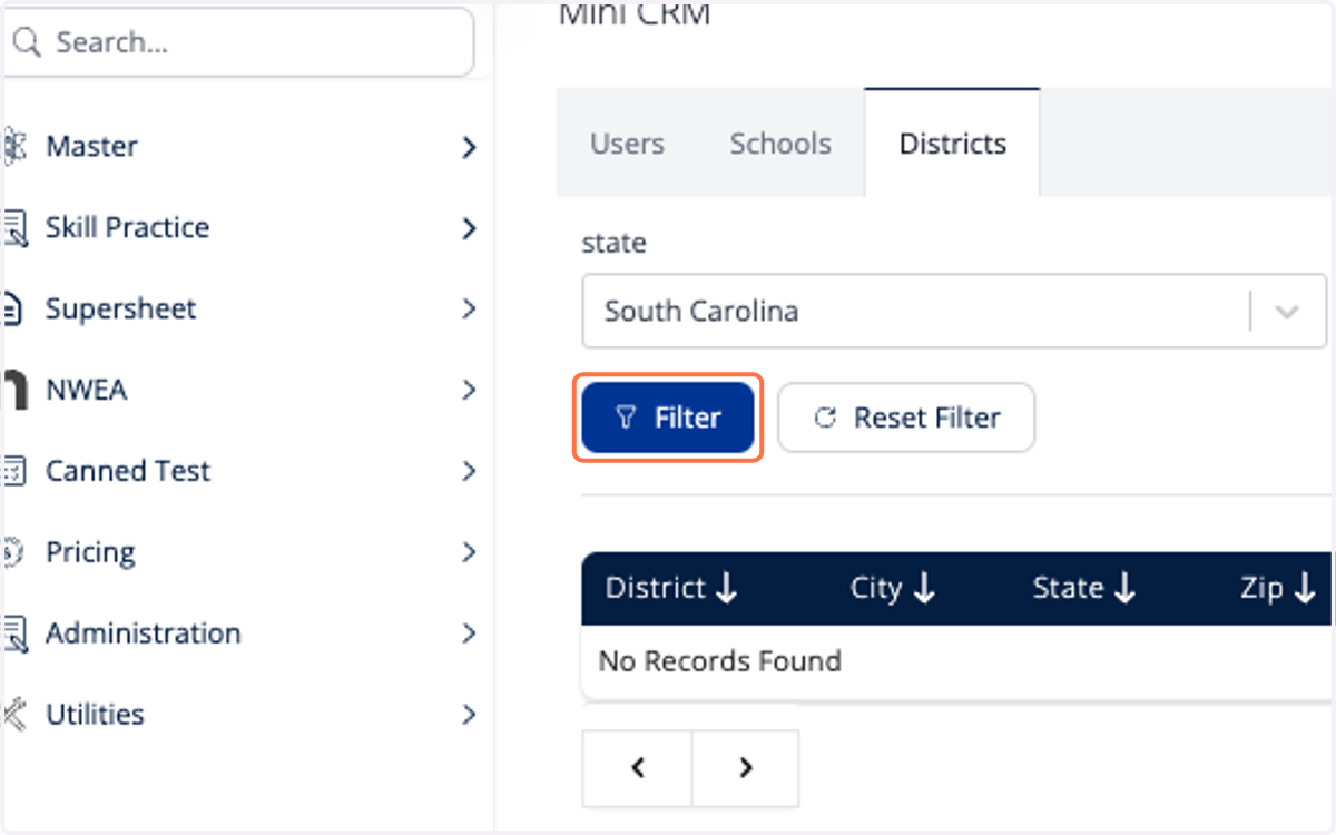 Select Filter
