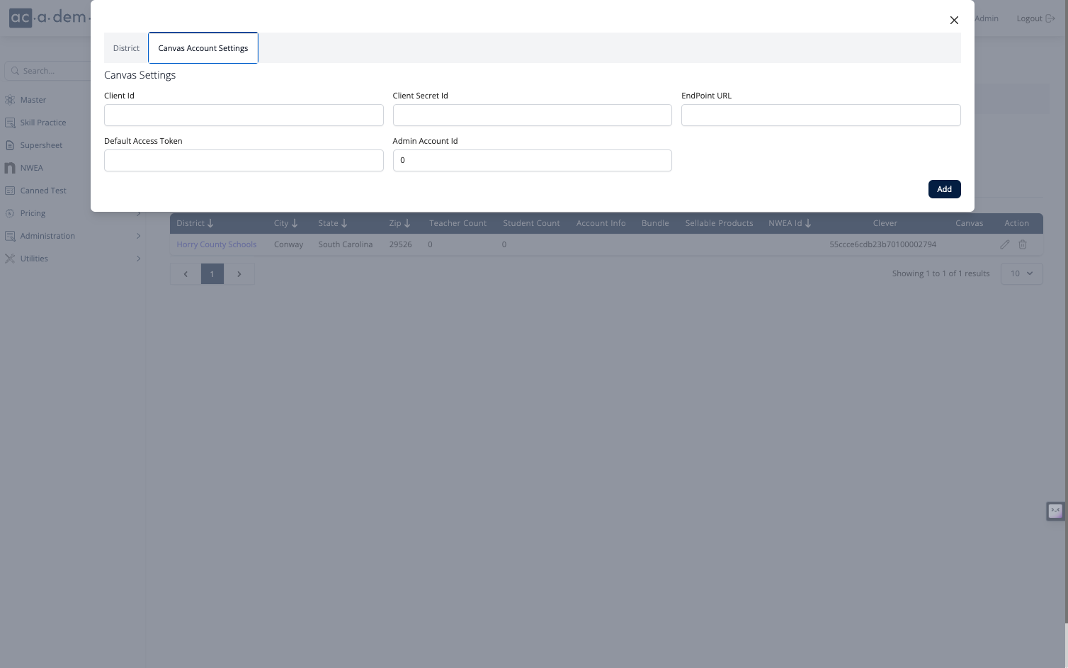 Enter the Client Id