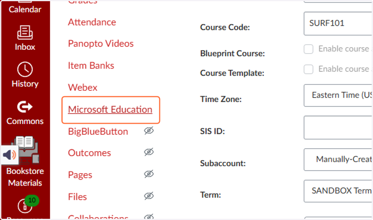Select Microsoft Education.
