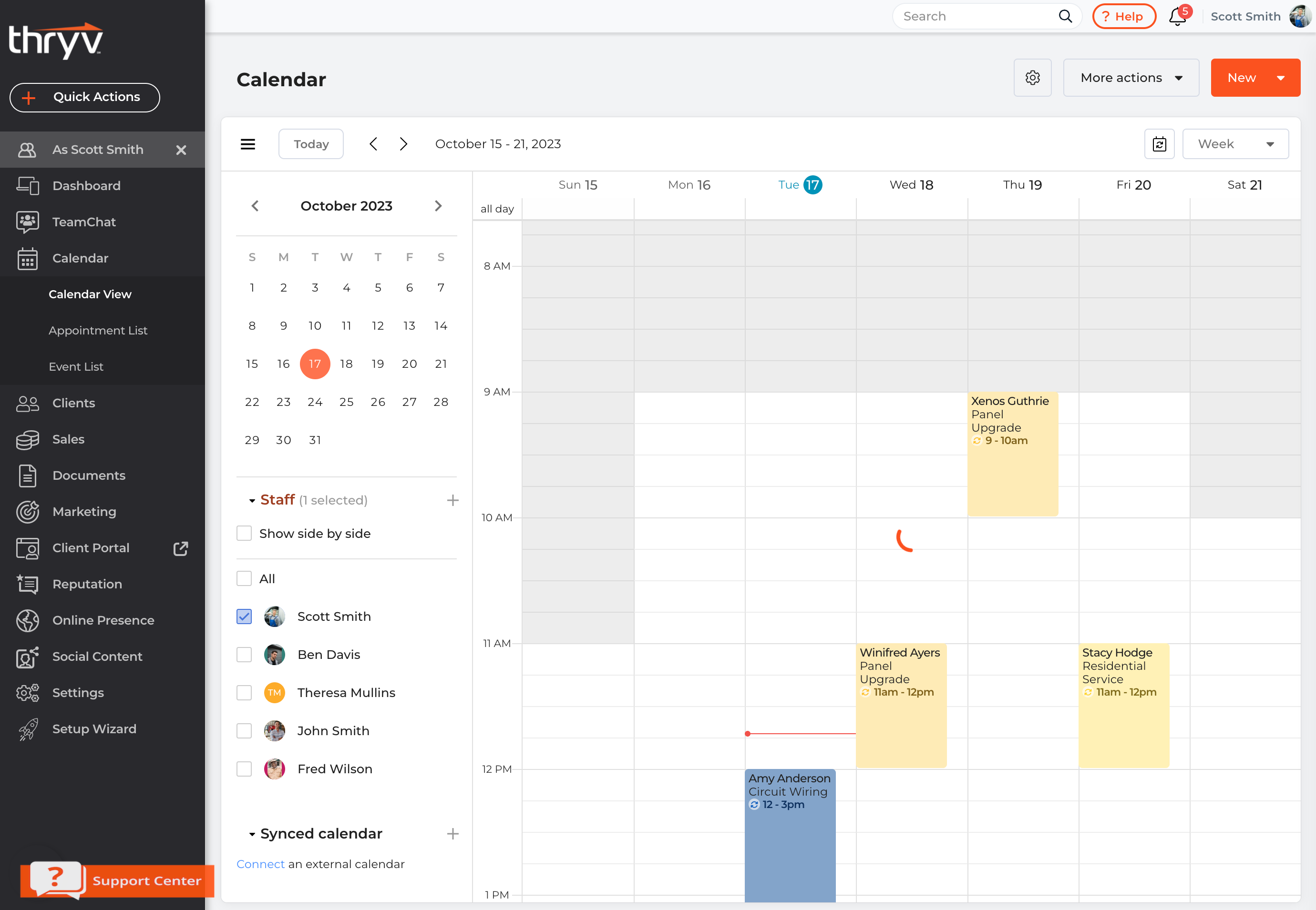 Sync Your Google Calendar – Thryv