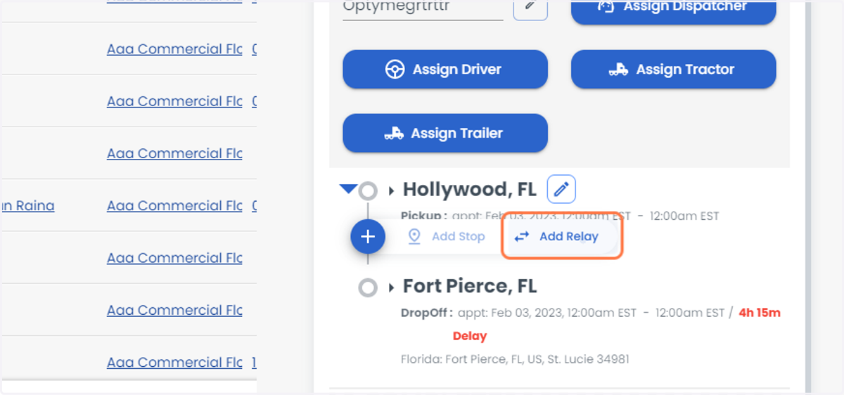 Click on Add Relay
