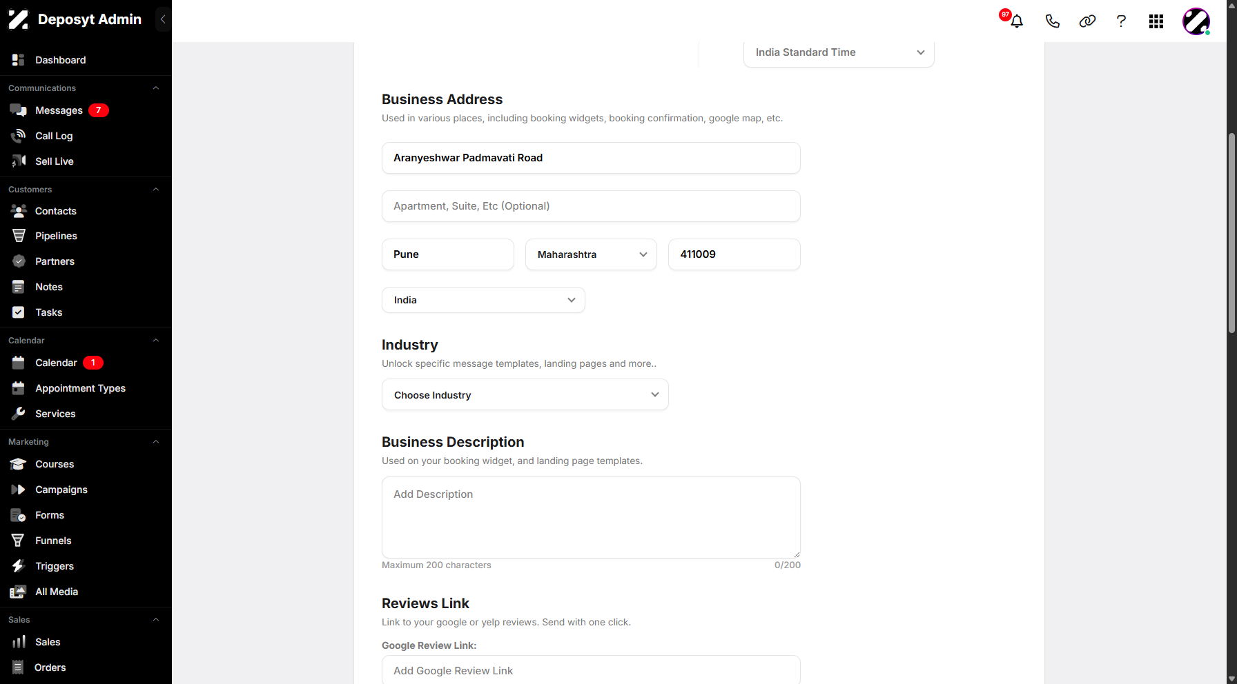 Step 7: You may provide your address information, including city, state, ZIP code, and country.