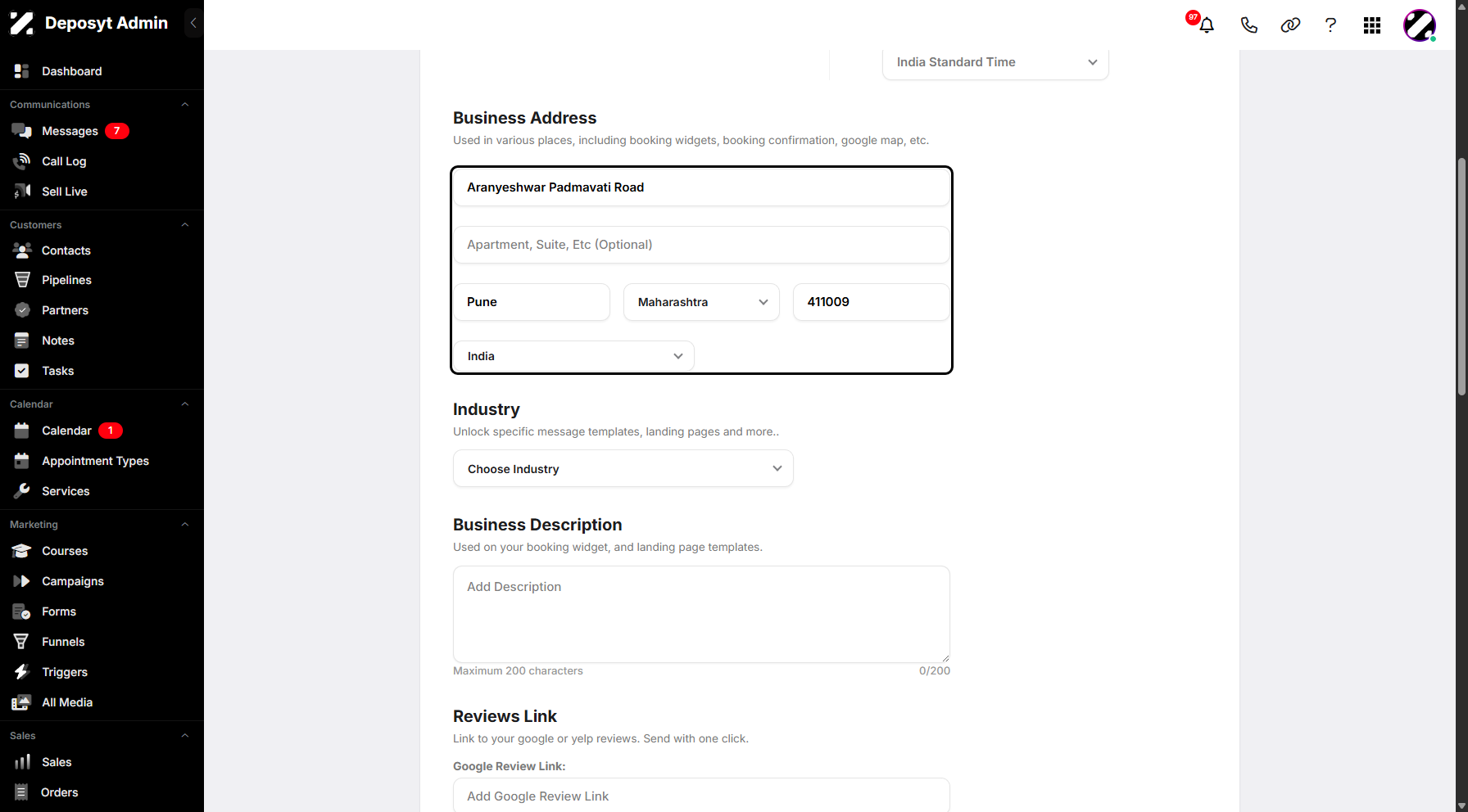 Step 7: You may provide your address information, including city, state, ZIP code, and country.