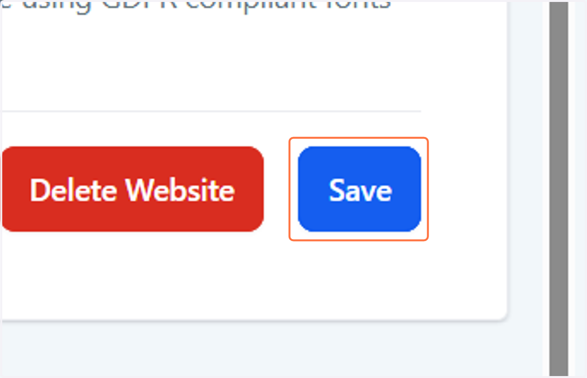 Click on Save