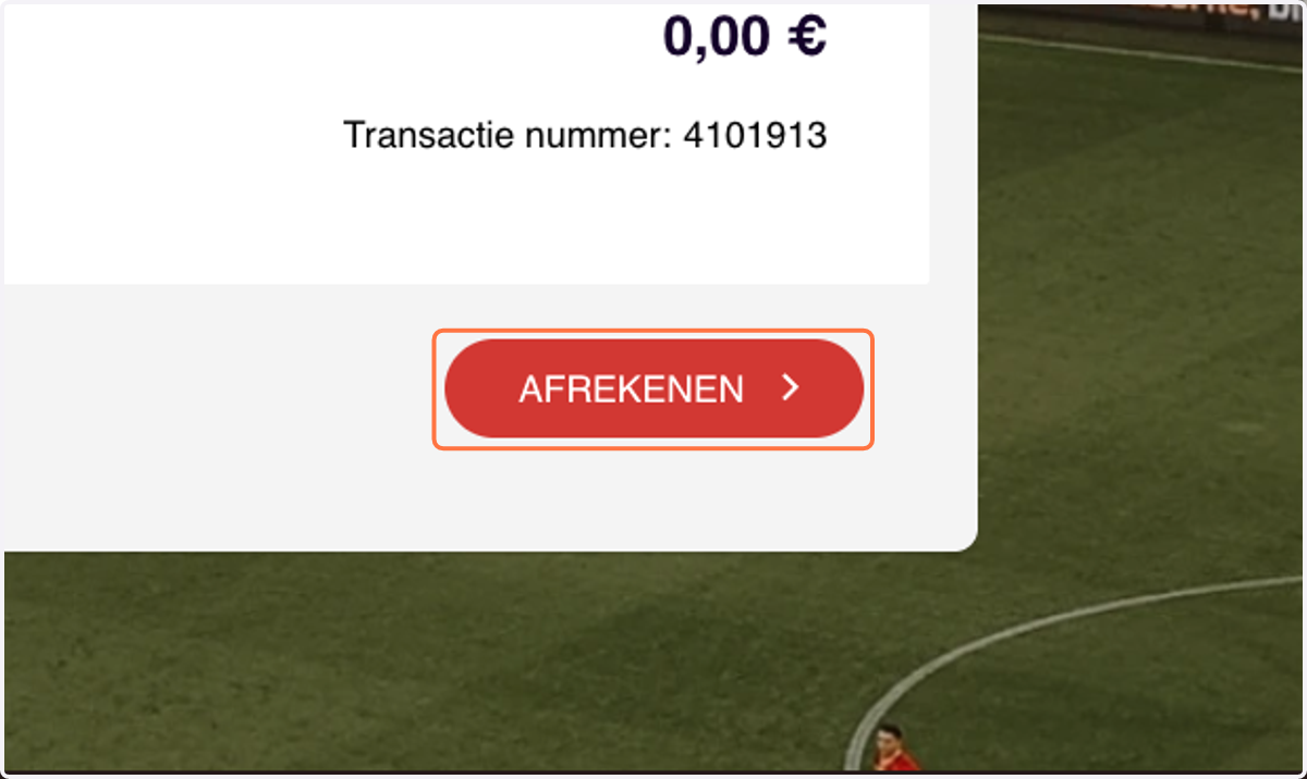 Gegevens ingevuld? Klik op afrekenen en bevestig je keuze.