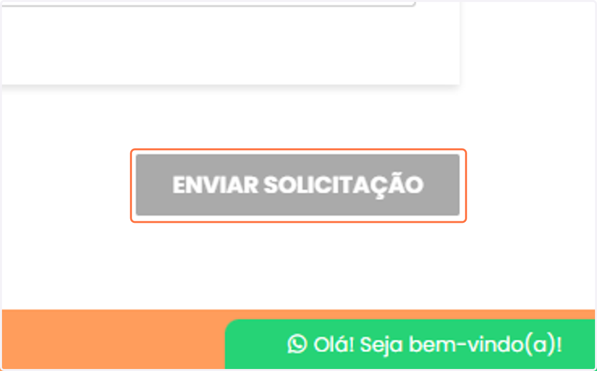 Clique em "ENVIAR SOLICITAÇÃO"