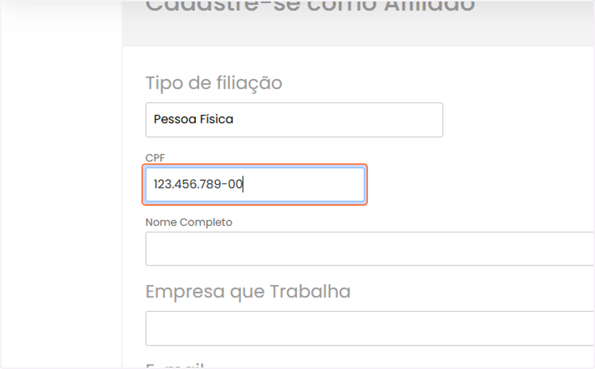 Escreva seu CPF/CNPJ
