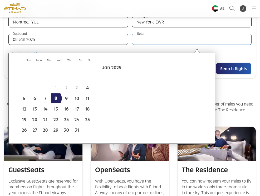Click on Choose Wednesday, January 15, 2025 as your check-out date. It’s available.
