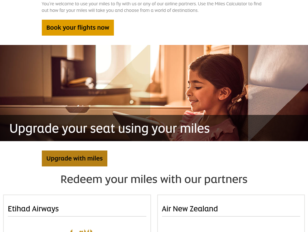 Click on Book your flights now