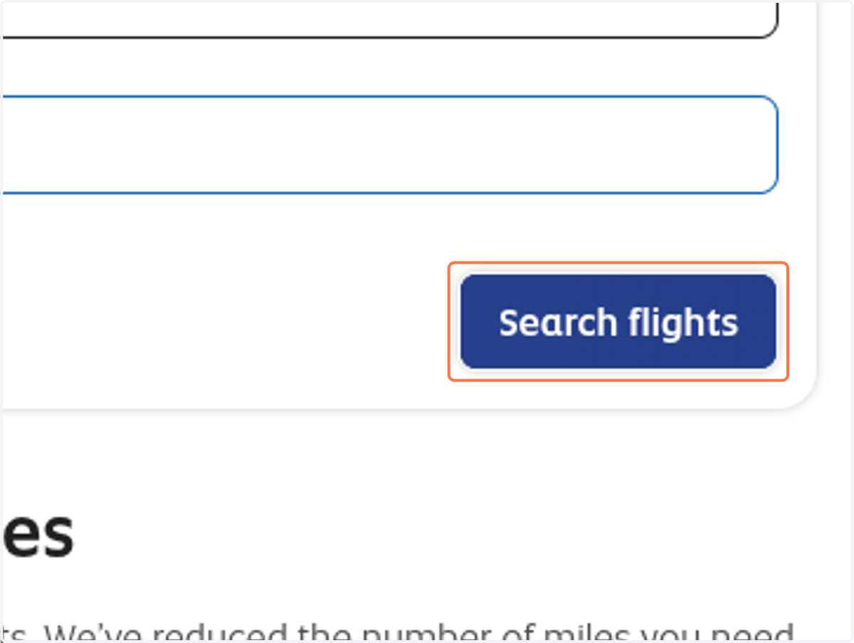 Click on Search flights