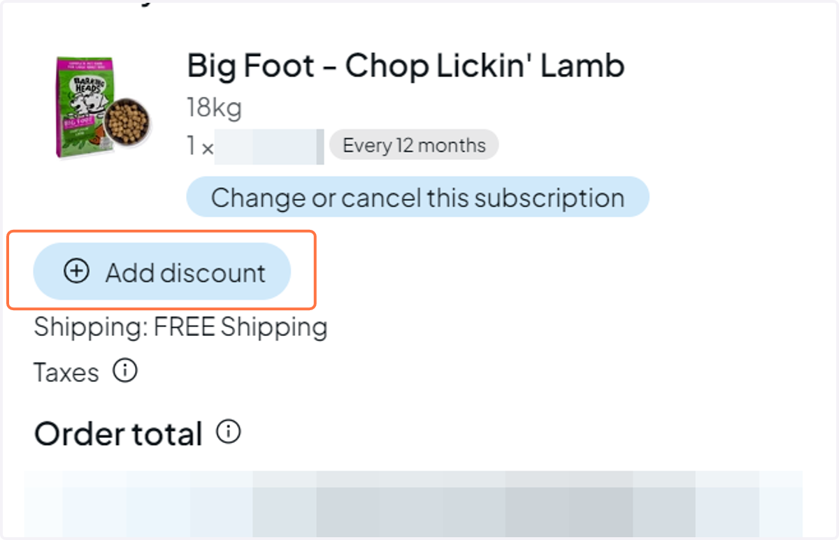 Click on Add discount
