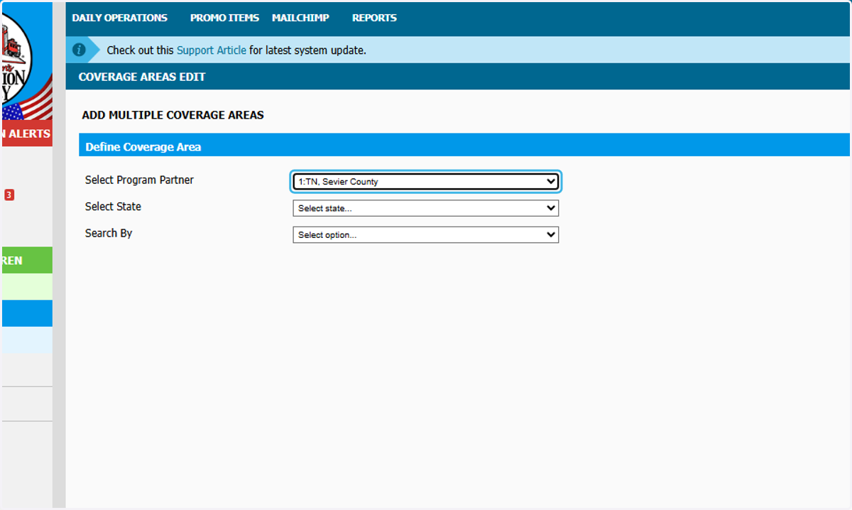 Select your program