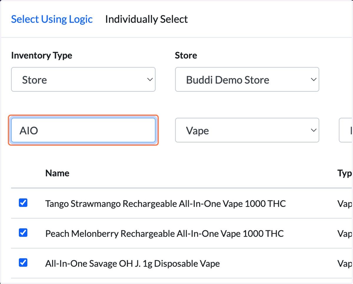 Type in the next keyword: "AIO". Hit 'Enter'.