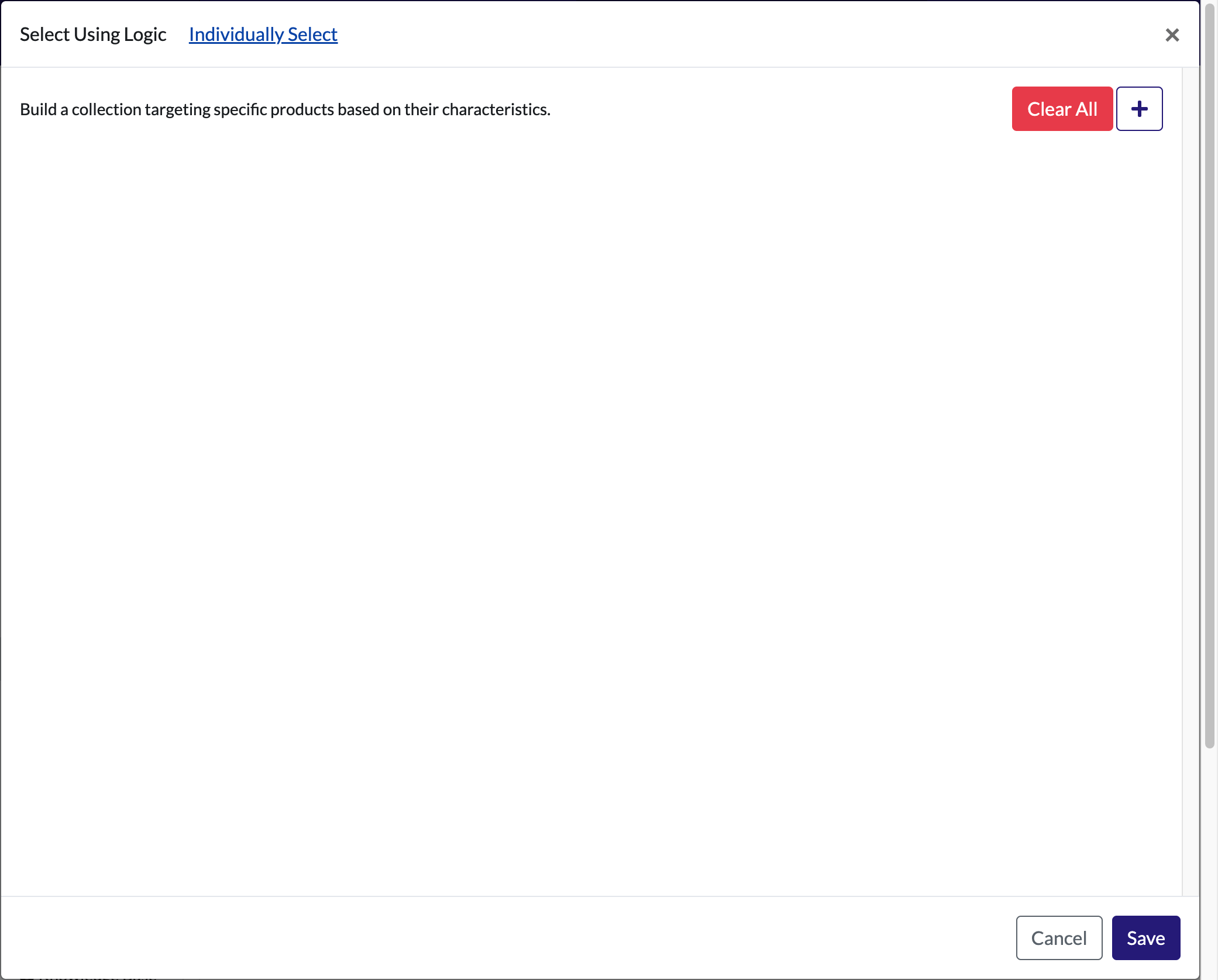 Click on 'Individually Select'.