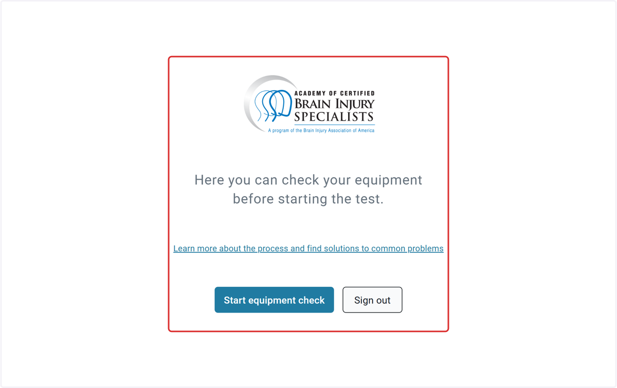 Click on Here you can check your equipment…