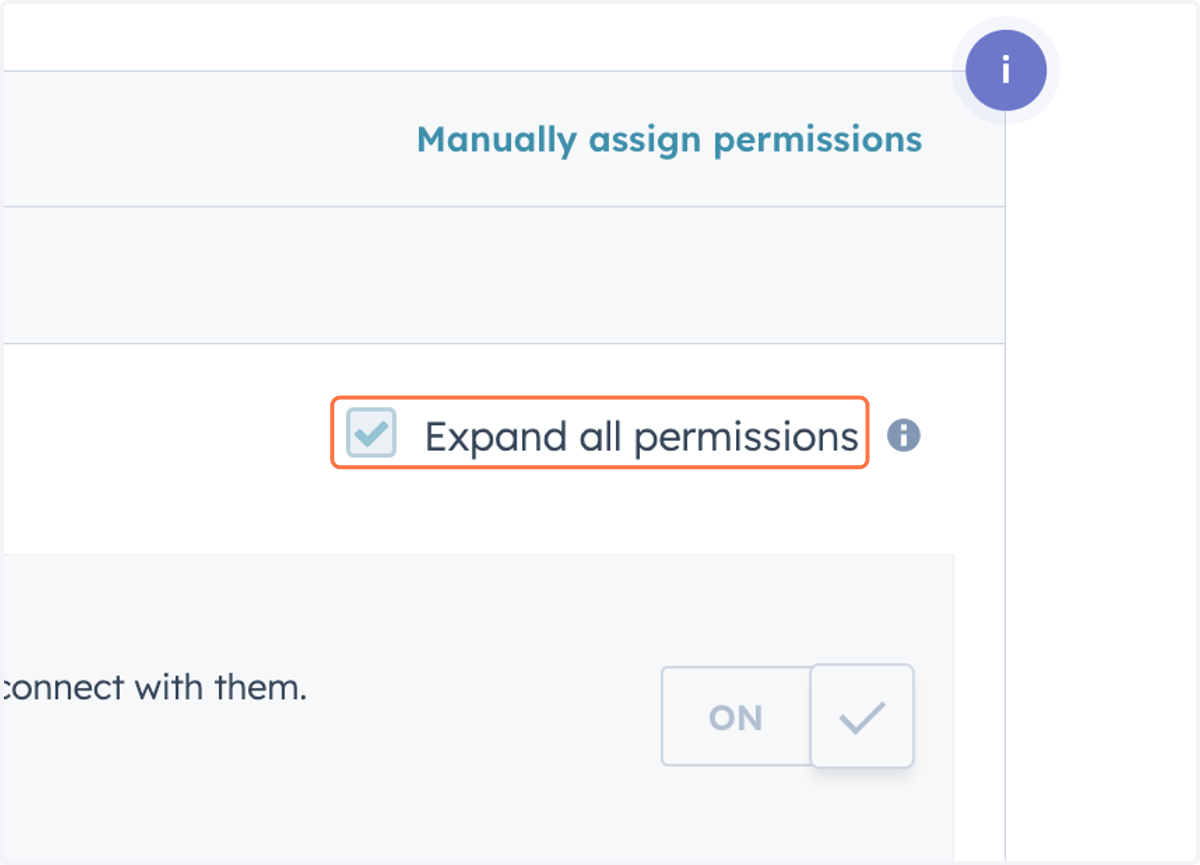 Check Expand all permissions