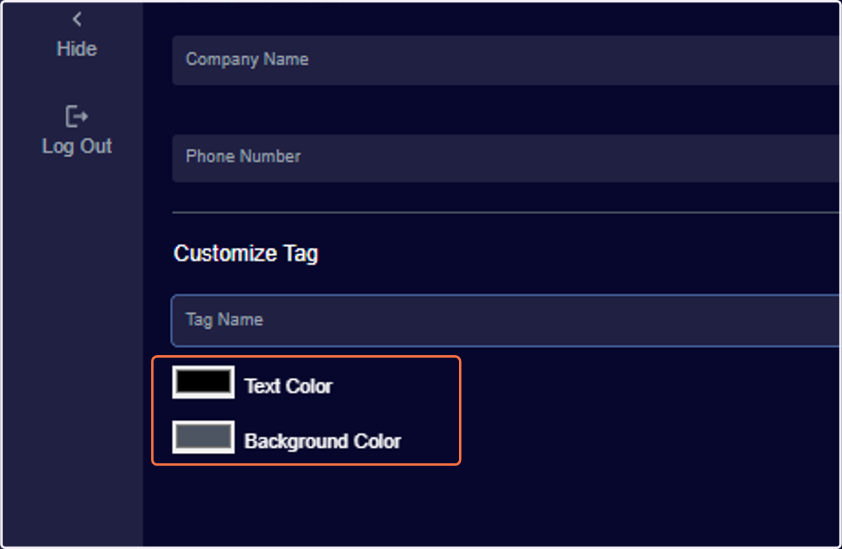 Tag Colors