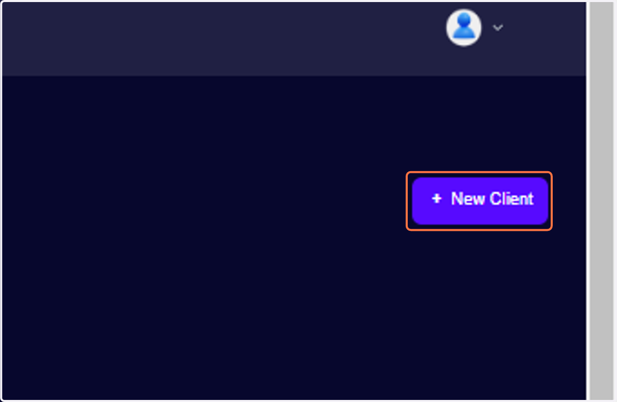 New Client Button