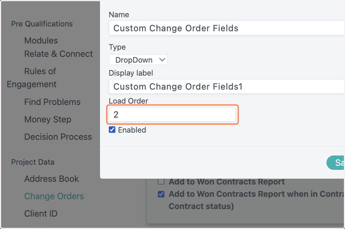 Type in your load order