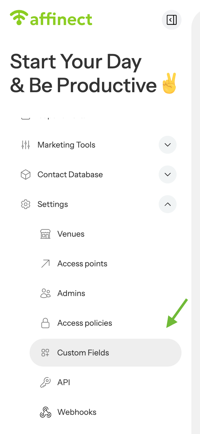 Access Custom Fields from the Dashboard