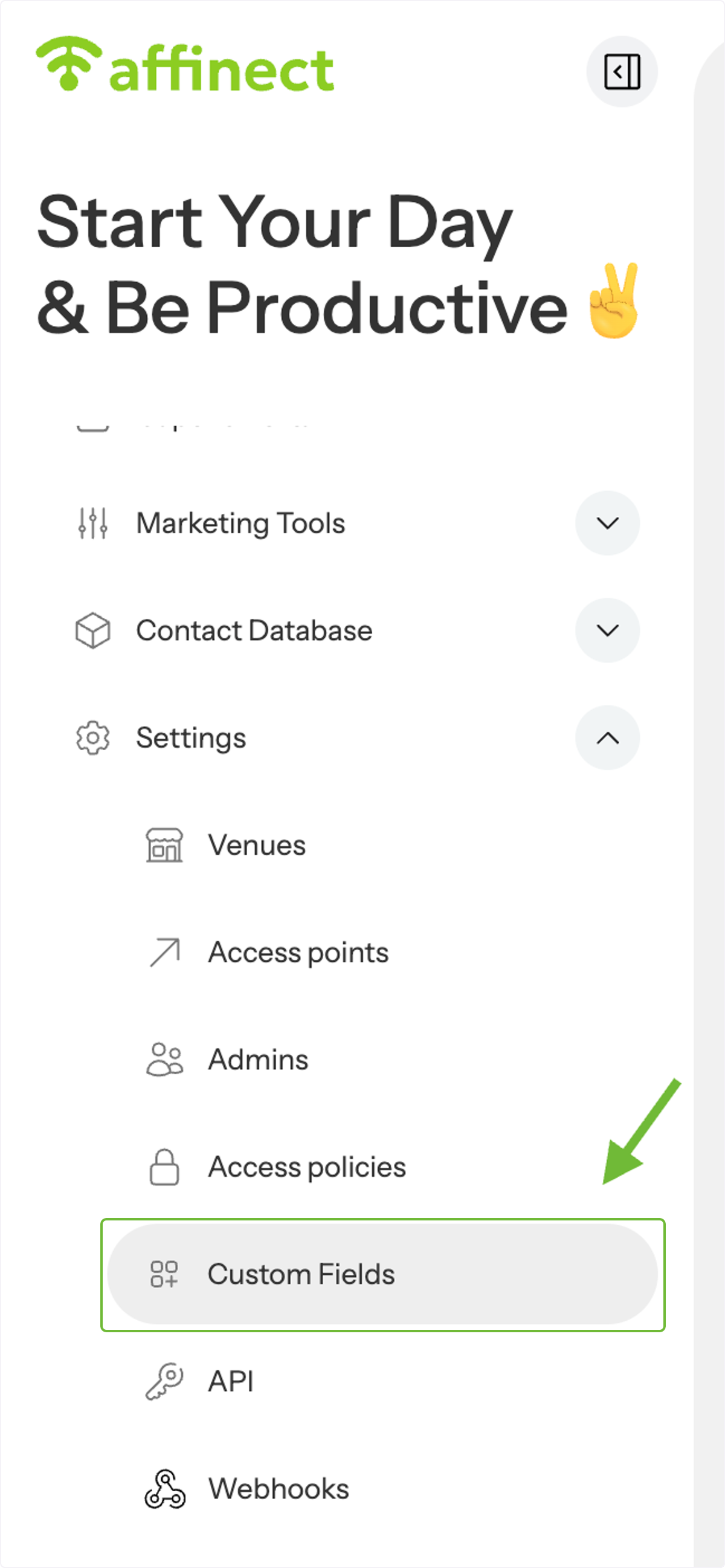 Access Custom Fields from the Dashboard
