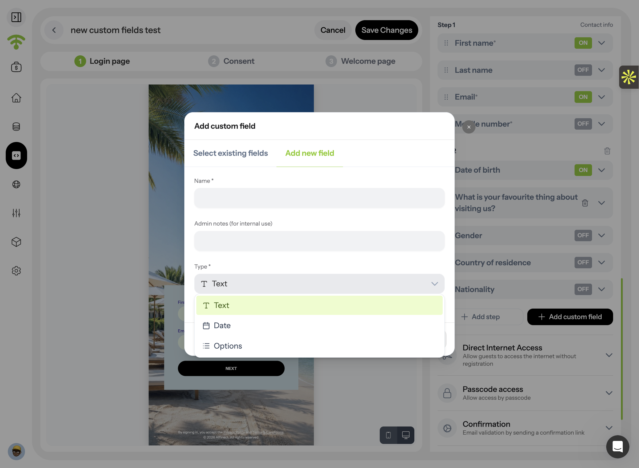 Add Custom Fields
