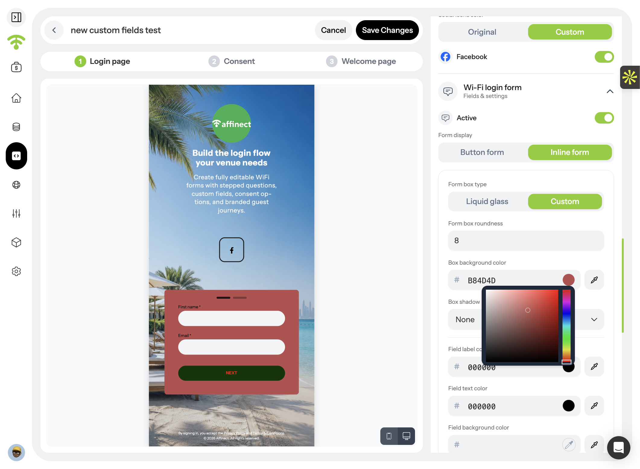Customize Form Containers