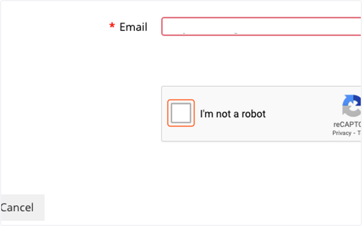 Click on I'm not a robot