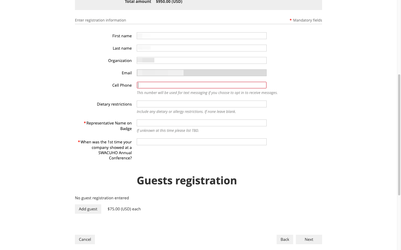 Type your company's name
