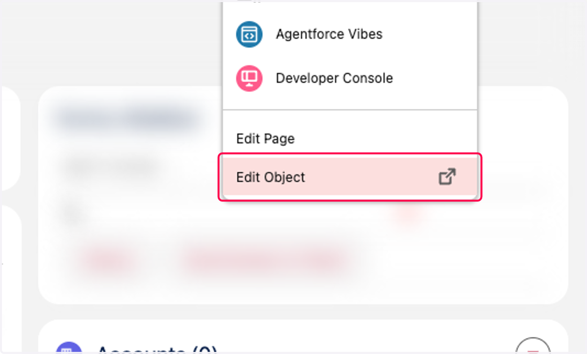 Click on Edit Object