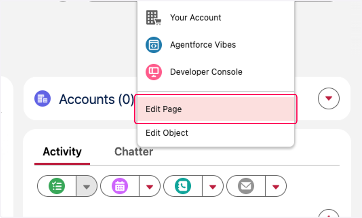 Click on Edit Page