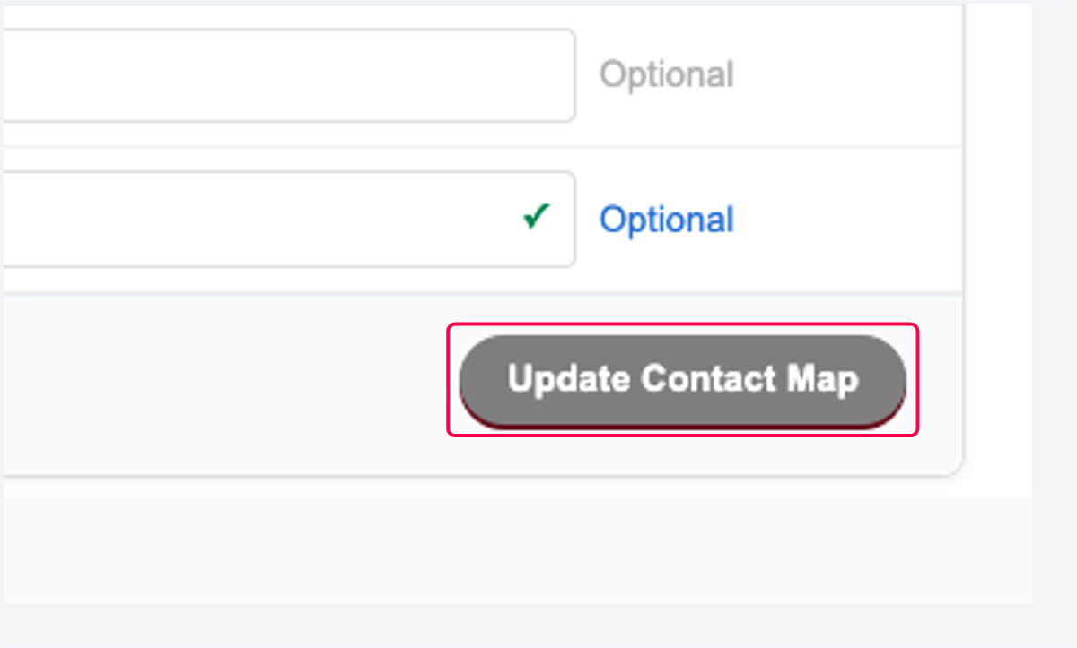 Click on Update Contact Map