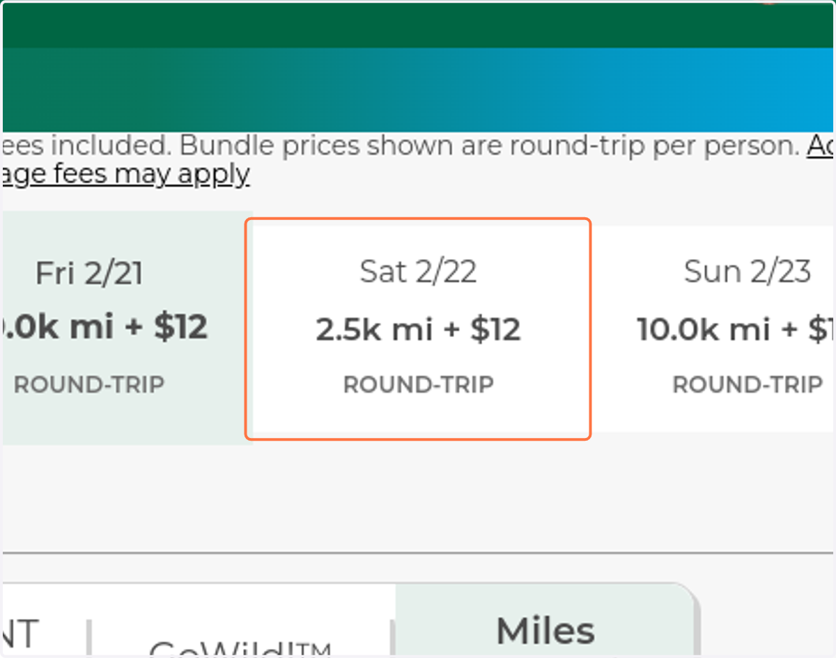 Click on Sat 2/22…