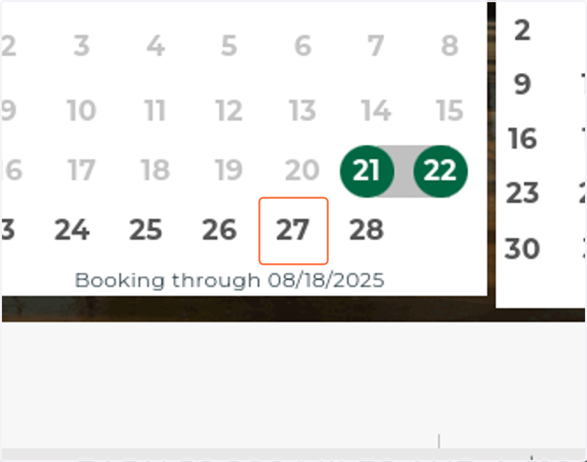 Click on 27