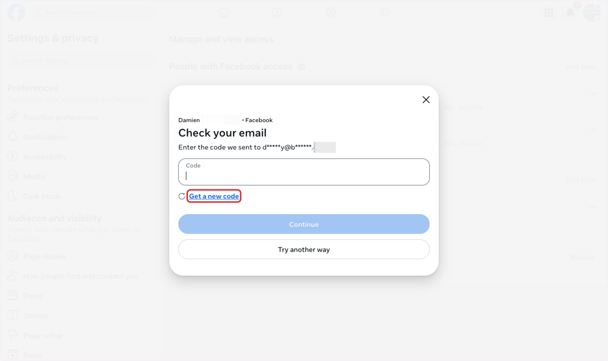 You may also be asked to confirm with a second password sent to you