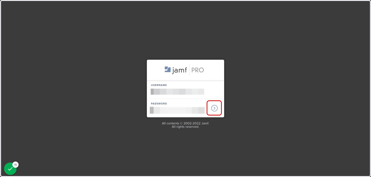 Login to Jamf Pro