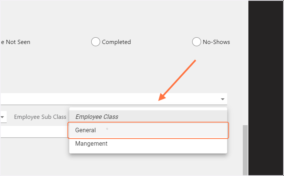 Follow the same steps to select the appropriate Employee Sub Class(es).