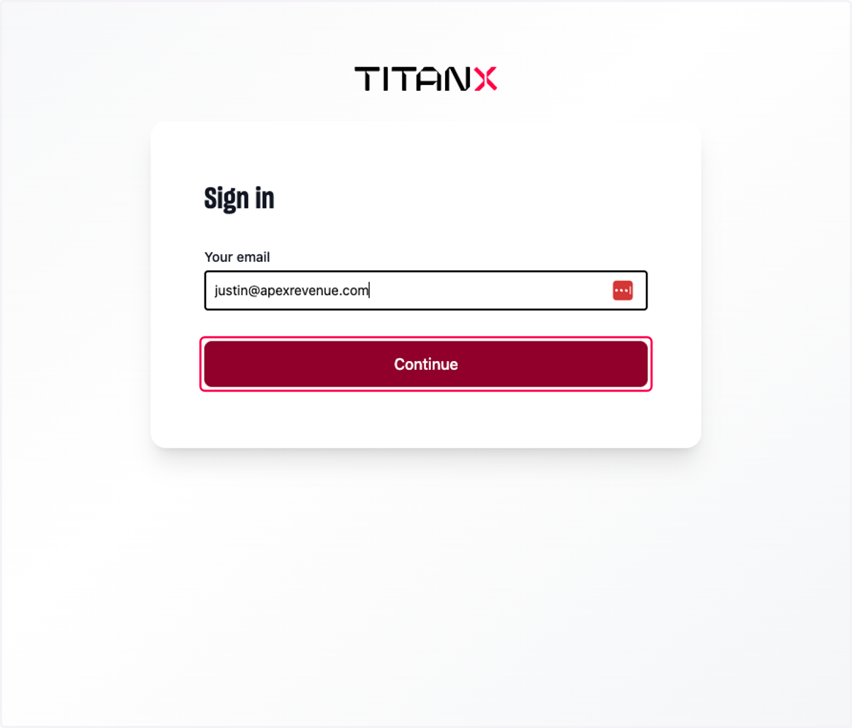 Click on Continue