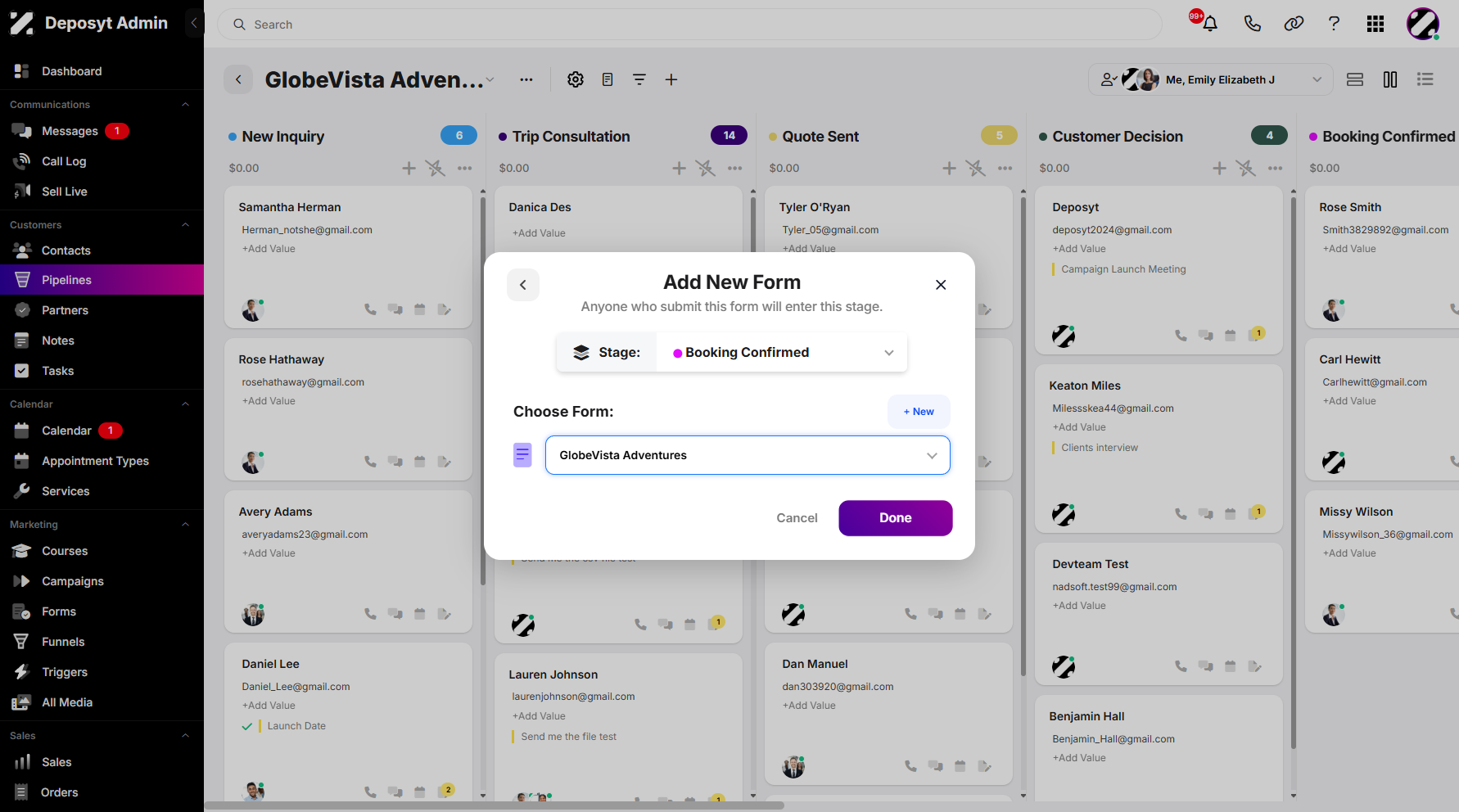 Step 9: After completing the setup, click Done to apply your changes.