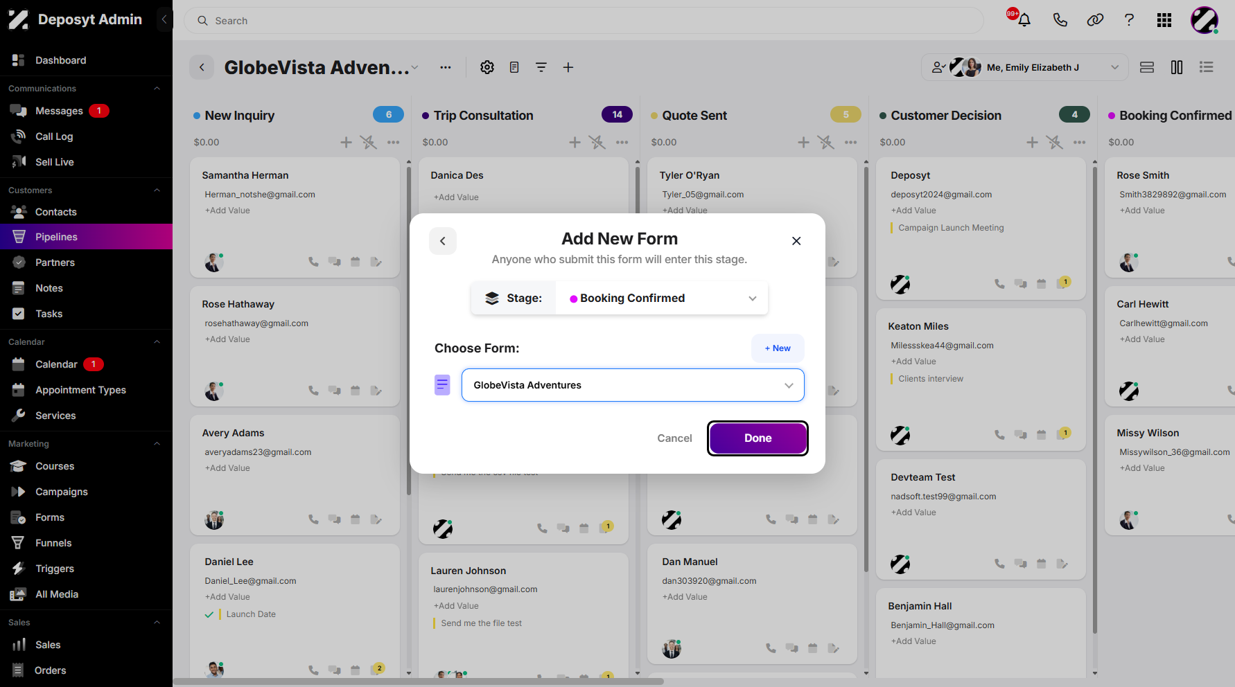 Step 9: After completing the setup, click Done to apply your changes.