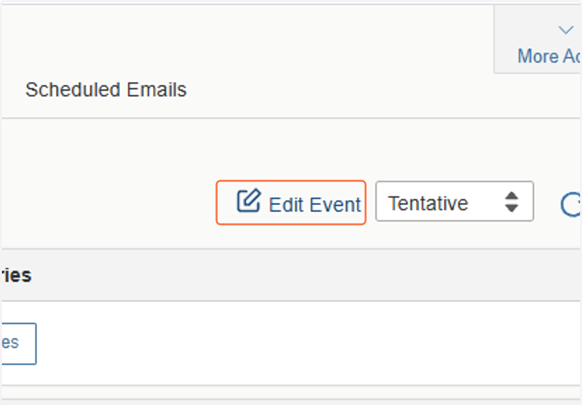 Click Edit Event