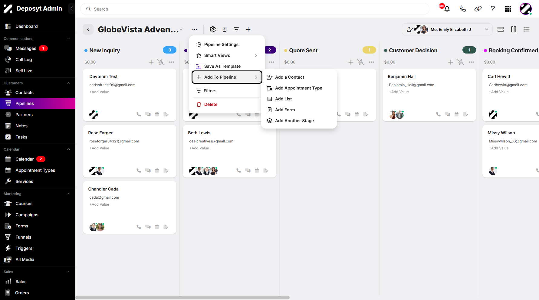 Step 3: Once the pop-up window appears, click on + Add To Pipeline.