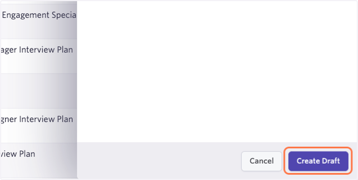Click on Create Draft