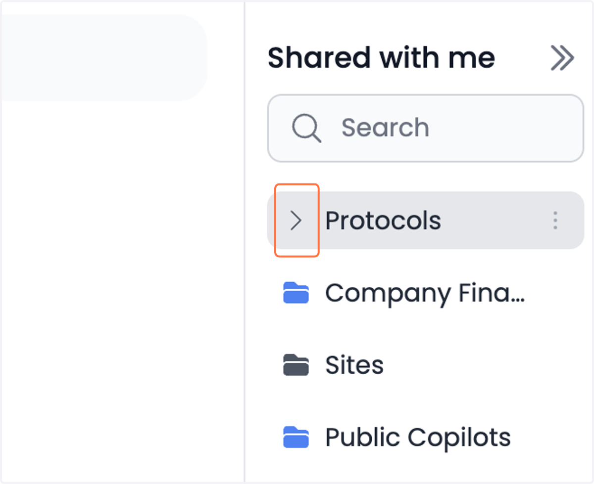 Click on Protocols to open up the folder of protocols for Trial Navigator